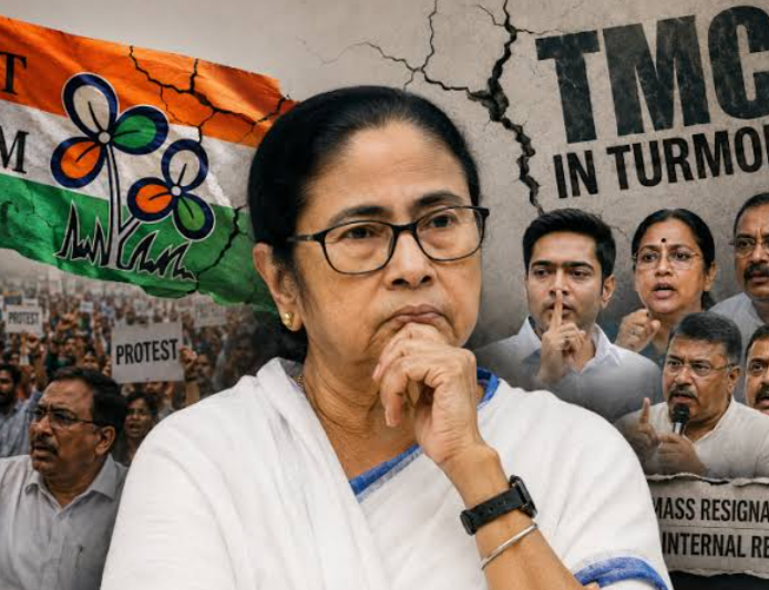 TMC में अंदरूनी खींचतान: क्या ममता बनर्जी के लिए बढ़ रही है सियासी चुनौती?”