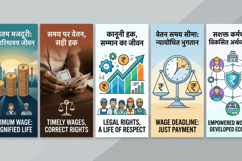 भारत में प्राइवेट कर्मचारियों के लिए न्यूनतम मजदूरी कानून और सैलरी की कानूनी समय-सीमा..