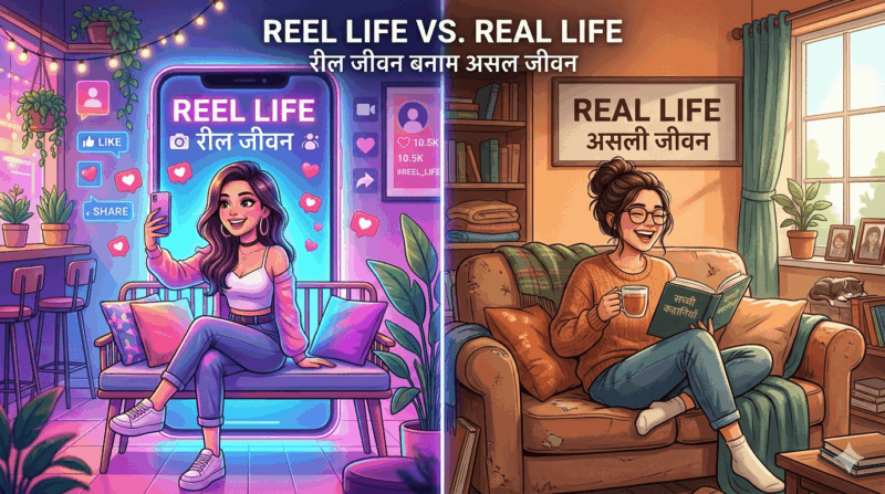 Reels vs Real Life (रील बनाम रीयल लाइफ)
